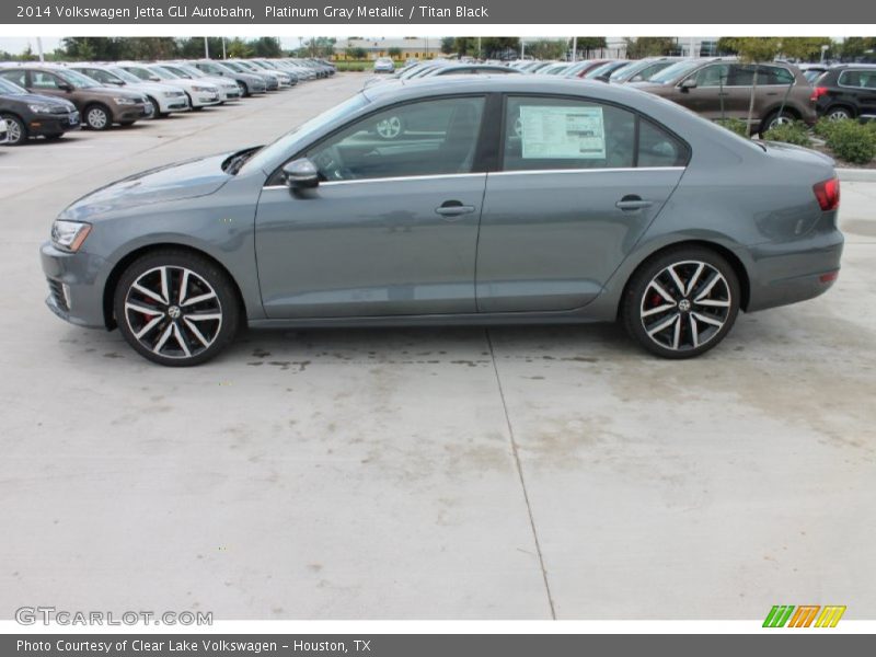 Platinum Gray Metallic / Titan Black 2014 Volkswagen Jetta GLI Autobahn