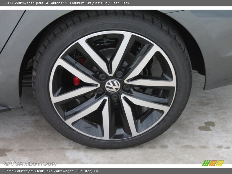 Platinum Gray Metallic / Titan Black 2014 Volkswagen Jetta GLI Autobahn