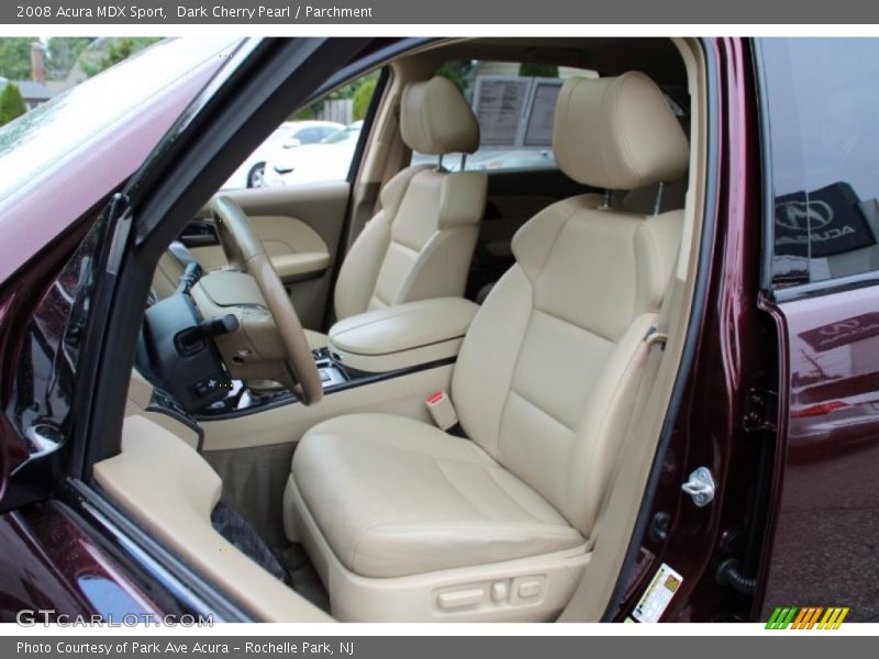 Front Seat of 2008 MDX Sport