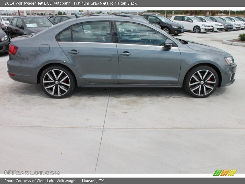 Platinum Gray Metallic / Titan Black 2014 Volkswagen Jetta GLI Autobahn