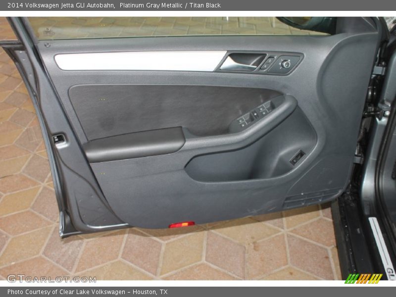 Platinum Gray Metallic / Titan Black 2014 Volkswagen Jetta GLI Autobahn