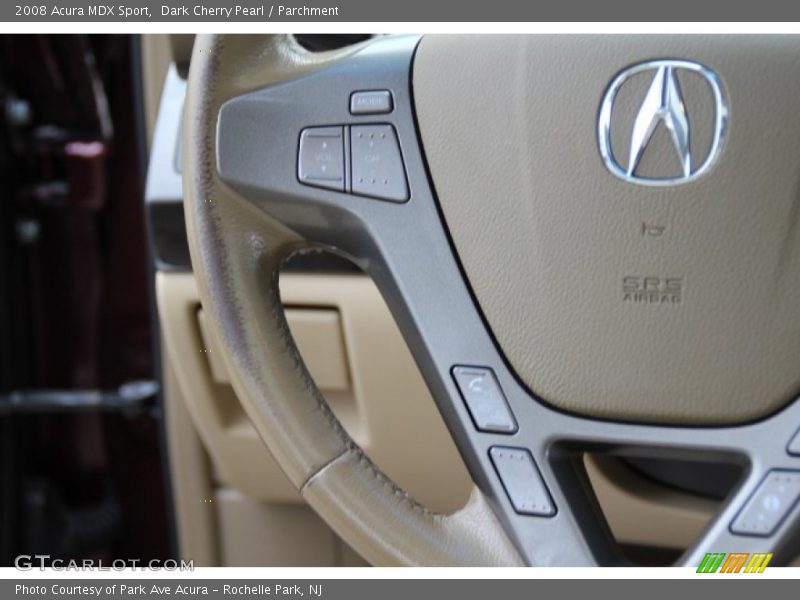 Dark Cherry Pearl / Parchment 2008 Acura MDX Sport