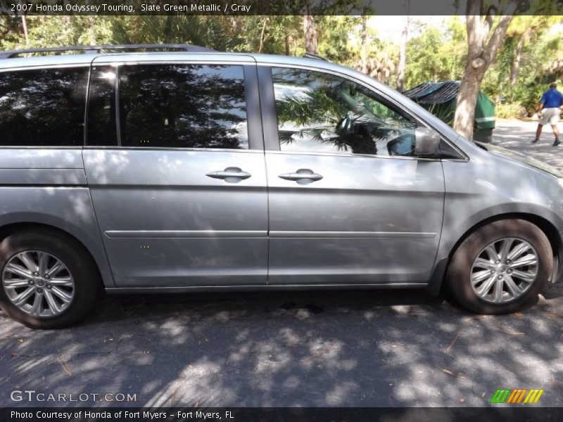 Slate Green Metallic / Gray 2007 Honda Odyssey Touring