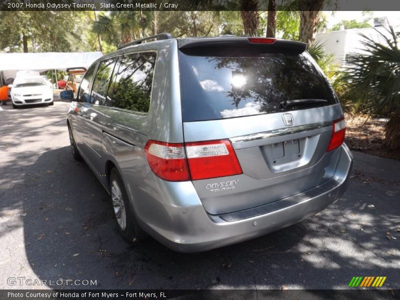 Slate Green Metallic / Gray 2007 Honda Odyssey Touring