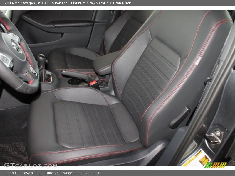 Platinum Gray Metallic / Titan Black 2014 Volkswagen Jetta GLI Autobahn