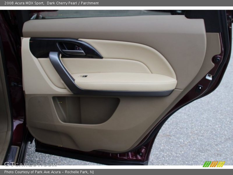 Dark Cherry Pearl / Parchment 2008 Acura MDX Sport