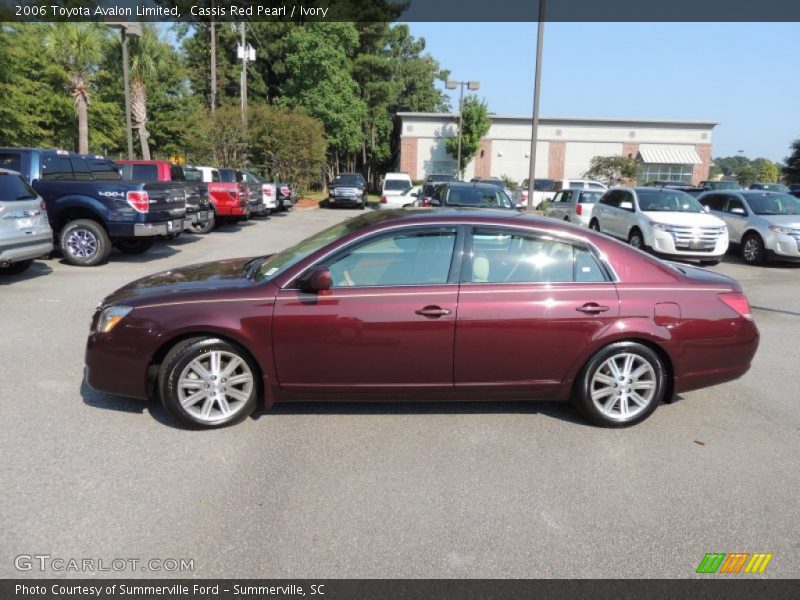 Cassis Red Pearl / Ivory 2006 Toyota Avalon Limited