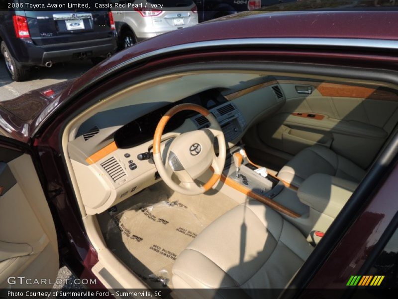 Cassis Red Pearl / Ivory 2006 Toyota Avalon Limited