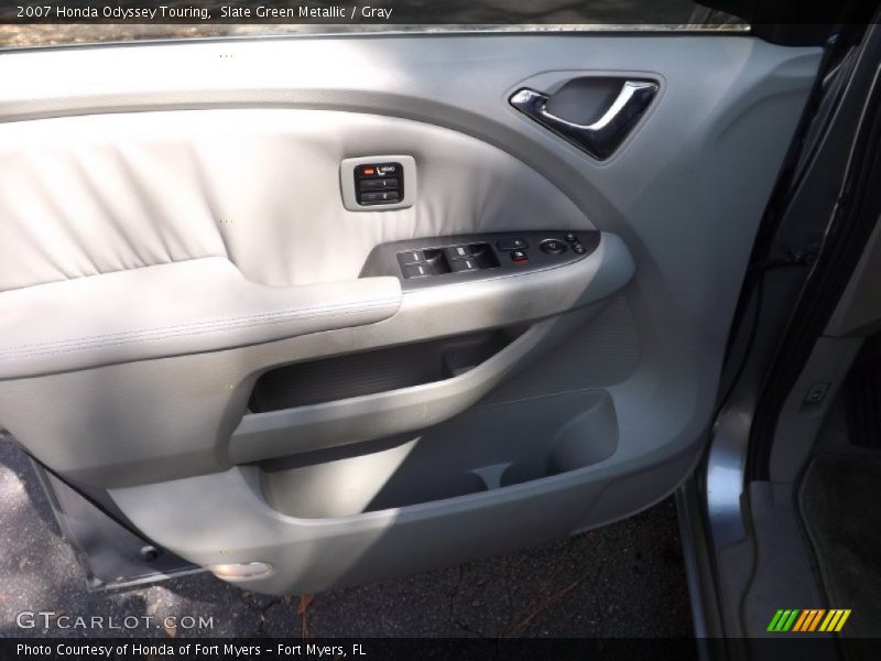 Slate Green Metallic / Gray 2007 Honda Odyssey Touring