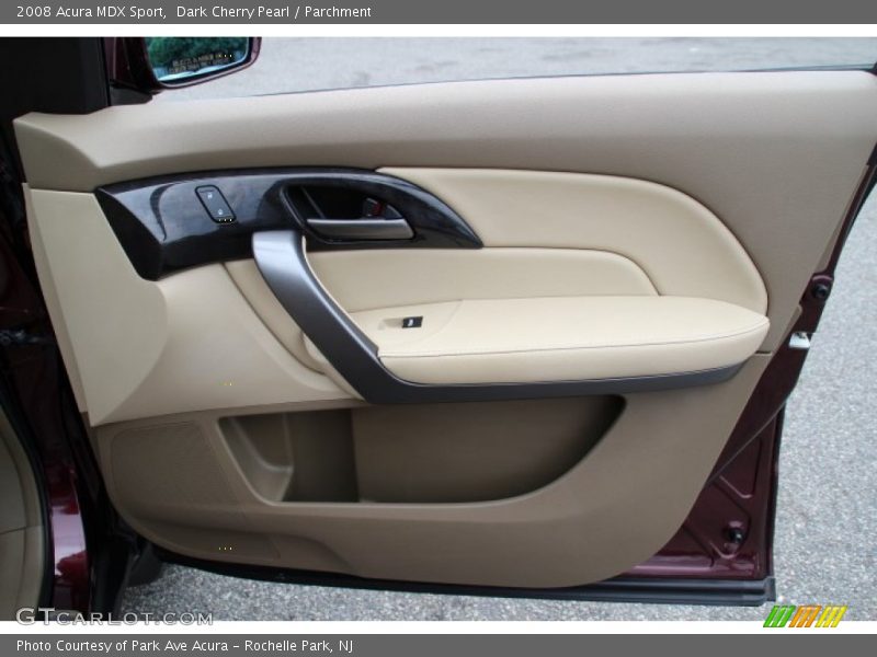 Dark Cherry Pearl / Parchment 2008 Acura MDX Sport