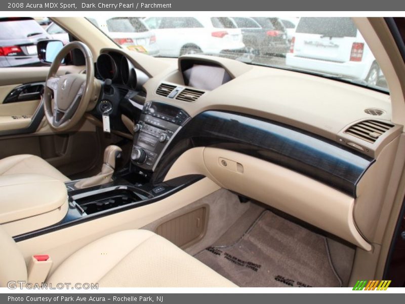 Dark Cherry Pearl / Parchment 2008 Acura MDX Sport