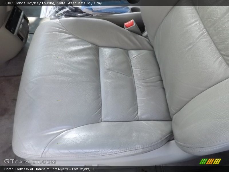 Slate Green Metallic / Gray 2007 Honda Odyssey Touring
