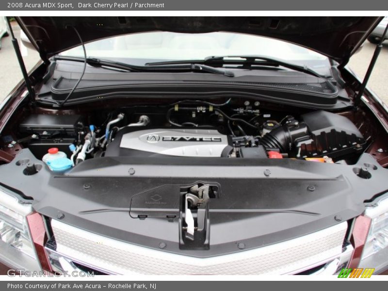 Dark Cherry Pearl / Parchment 2008 Acura MDX Sport