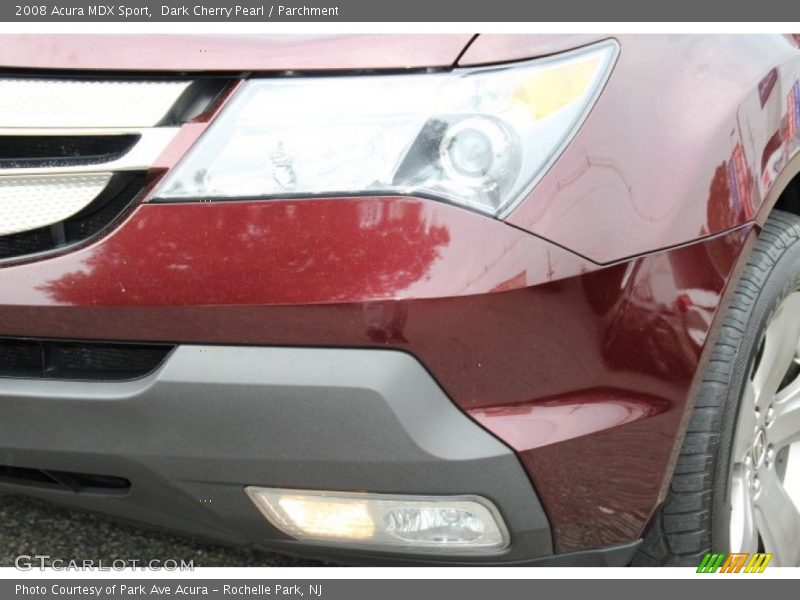 Dark Cherry Pearl / Parchment 2008 Acura MDX Sport