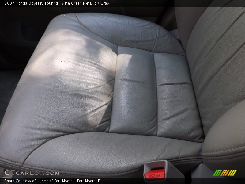 Slate Green Metallic / Gray 2007 Honda Odyssey Touring