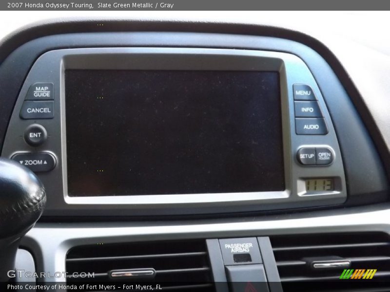 Slate Green Metallic / Gray 2007 Honda Odyssey Touring