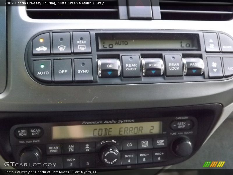 Slate Green Metallic / Gray 2007 Honda Odyssey Touring