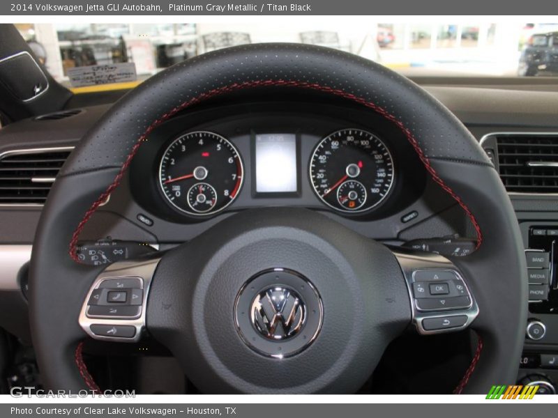 Platinum Gray Metallic / Titan Black 2014 Volkswagen Jetta GLI Autobahn