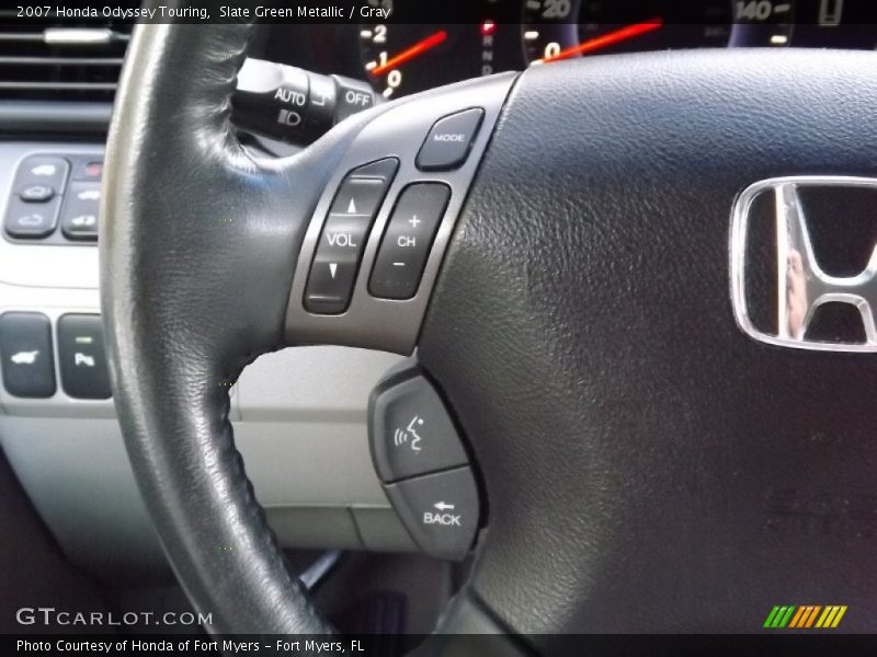 Slate Green Metallic / Gray 2007 Honda Odyssey Touring