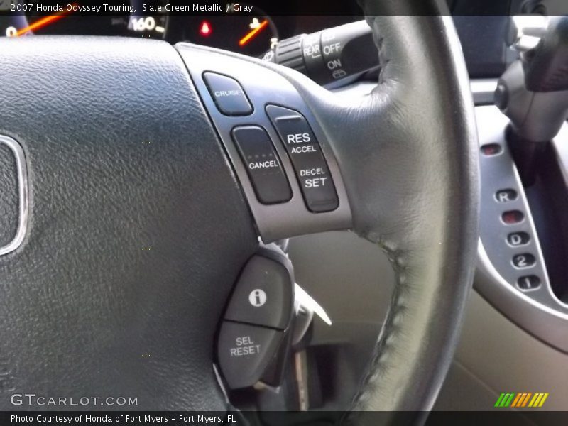 Slate Green Metallic / Gray 2007 Honda Odyssey Touring