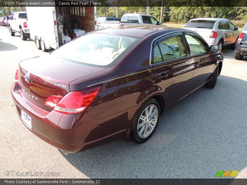 Cassis Red Pearl / Ivory 2006 Toyota Avalon Limited