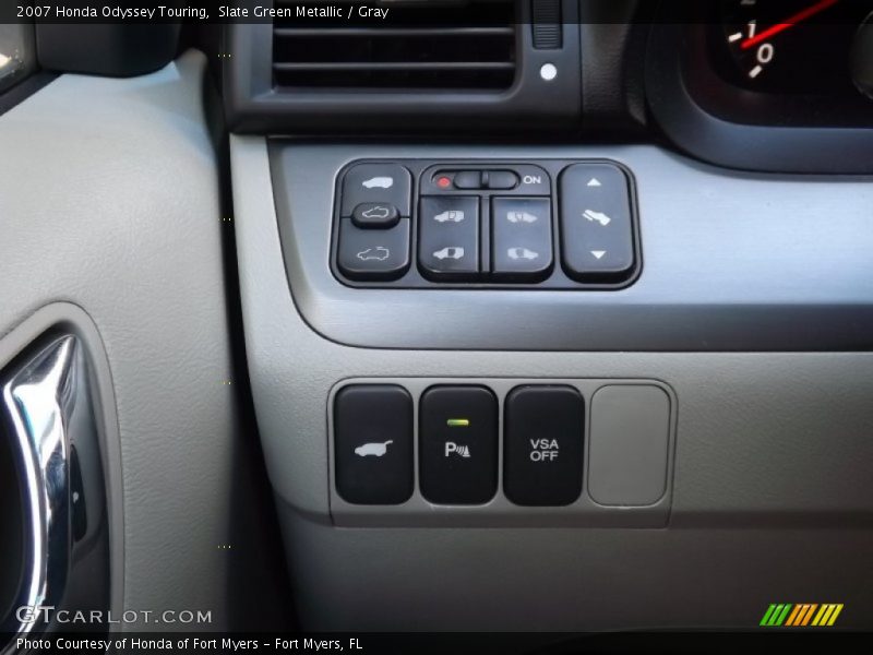 Slate Green Metallic / Gray 2007 Honda Odyssey Touring