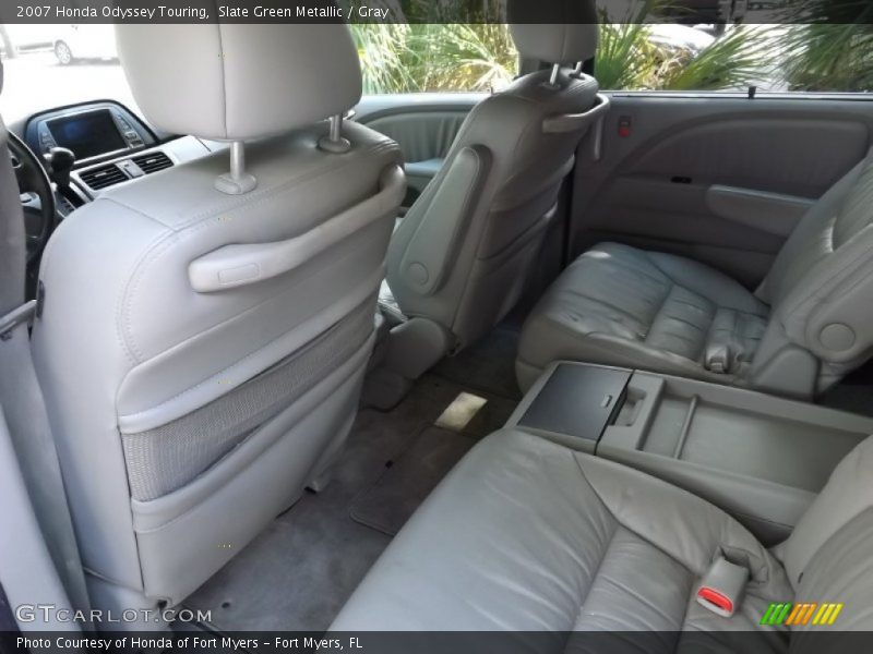 Slate Green Metallic / Gray 2007 Honda Odyssey Touring