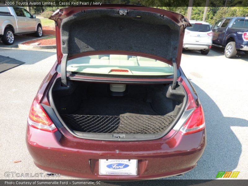 Cassis Red Pearl / Ivory 2006 Toyota Avalon Limited