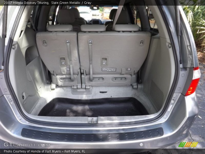 Slate Green Metallic / Gray 2007 Honda Odyssey Touring