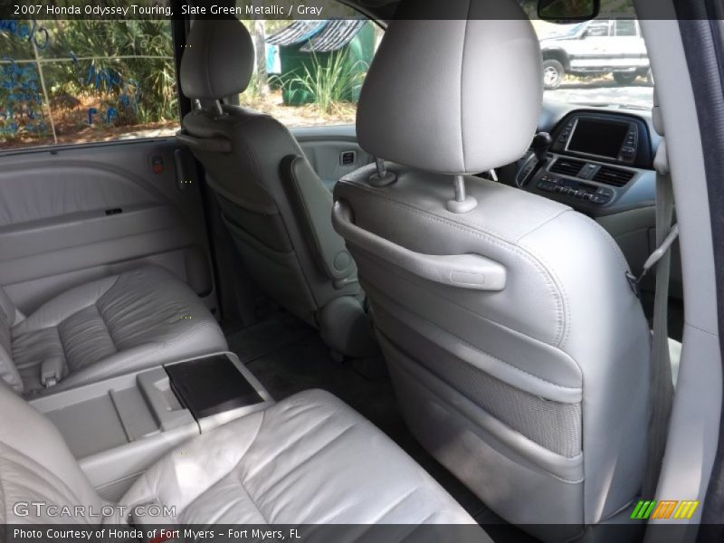 Slate Green Metallic / Gray 2007 Honda Odyssey Touring