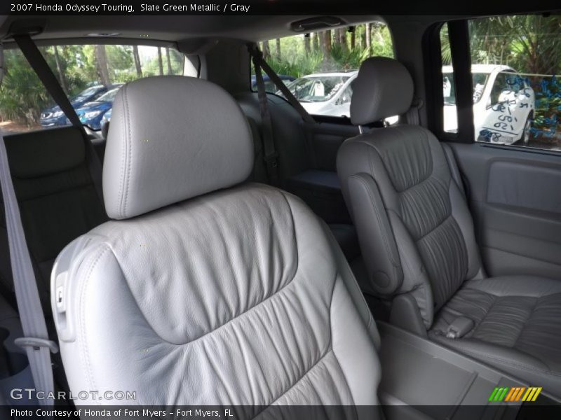 Slate Green Metallic / Gray 2007 Honda Odyssey Touring