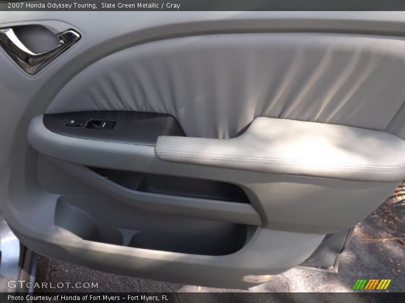 Slate Green Metallic / Gray 2007 Honda Odyssey Touring