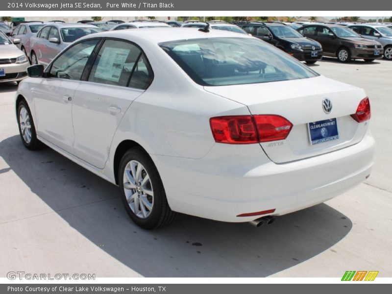 Pure White / Titan Black 2014 Volkswagen Jetta SE Sedan