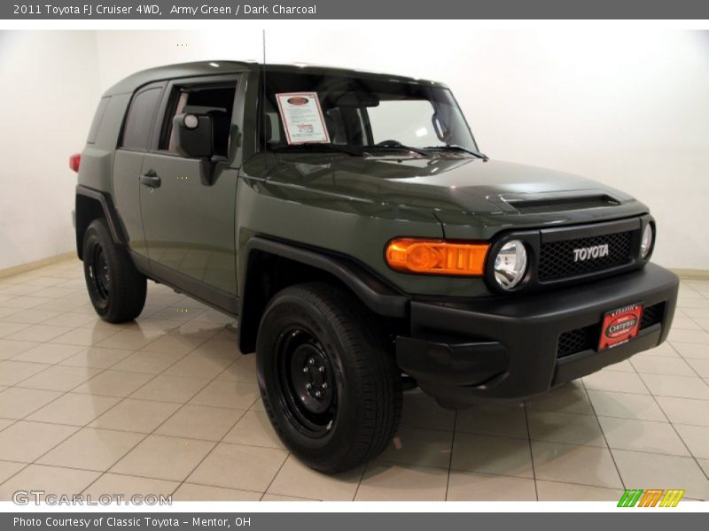 Army Green / Dark Charcoal 2011 Toyota FJ Cruiser 4WD
