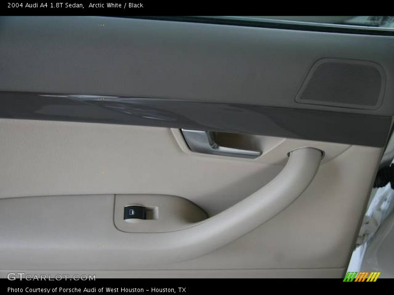 Arctic White / Black 2004 Audi A4 1.8T Sedan
