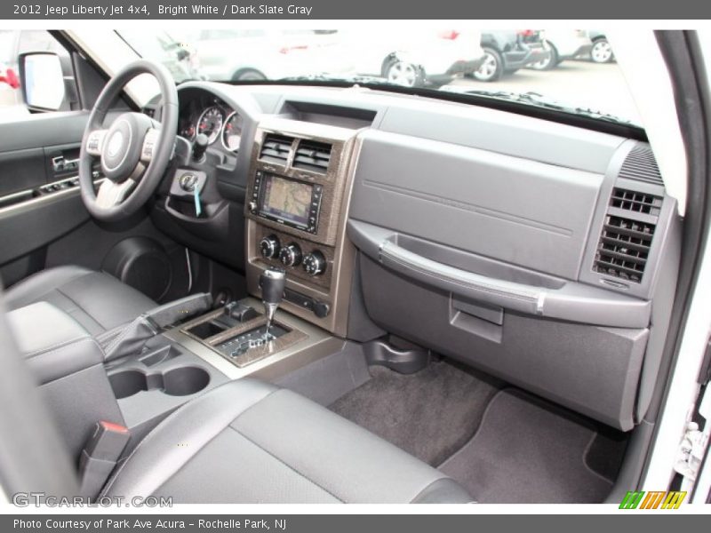 Bright White / Dark Slate Gray 2012 Jeep Liberty Jet 4x4