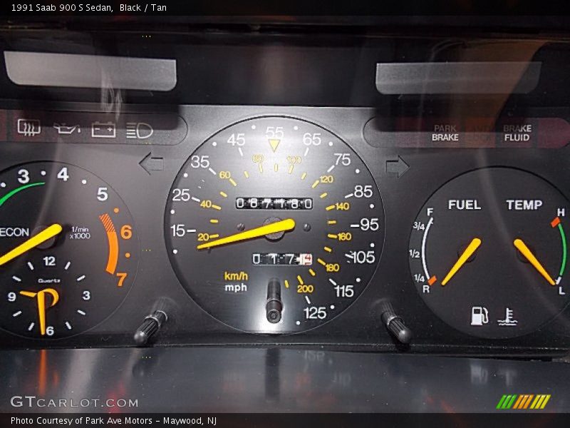  1991 900 S Sedan S Sedan Gauges