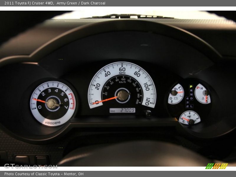 Army Green / Dark Charcoal 2011 Toyota FJ Cruiser 4WD