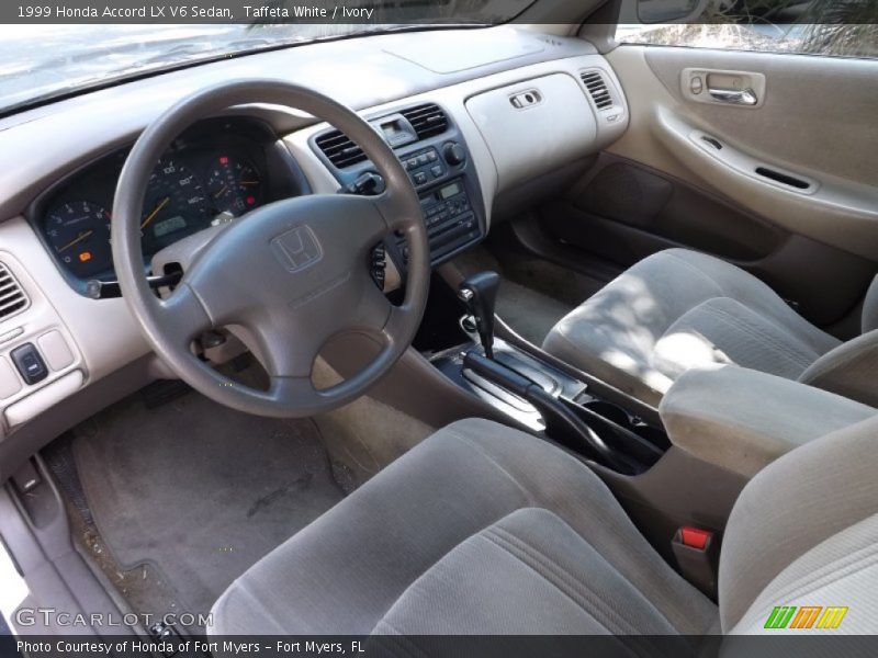 Ivory Interior - 1999 Accord LX V6 Sedan 