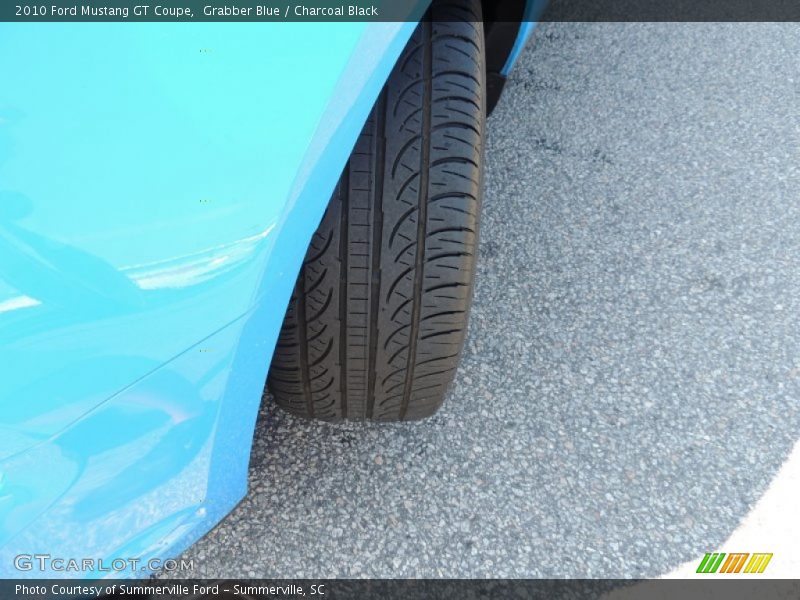 Grabber Blue / Charcoal Black 2010 Ford Mustang GT Coupe