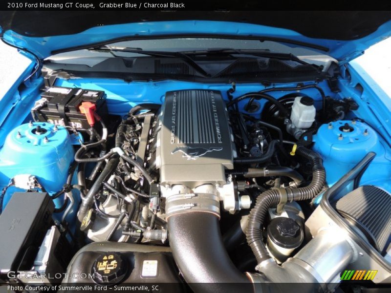Grabber Blue / Charcoal Black 2010 Ford Mustang GT Coupe