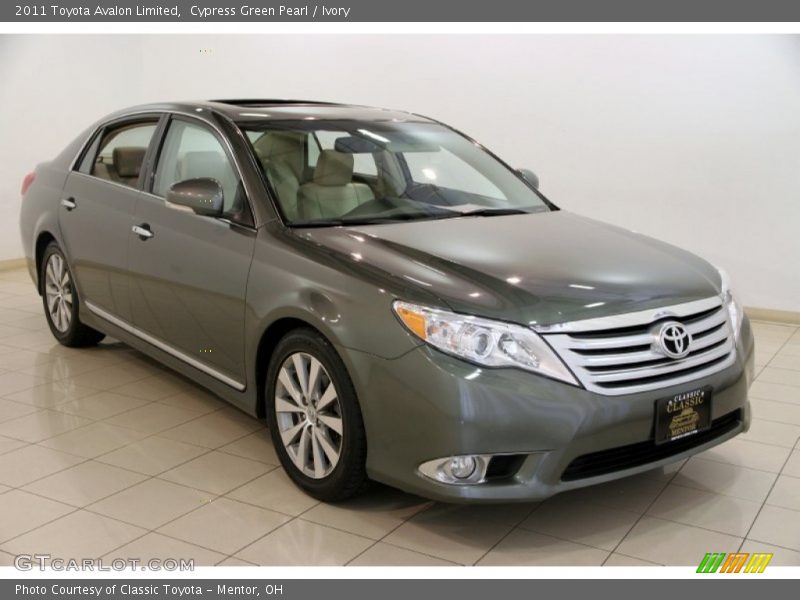 Cypress Green Pearl / Ivory 2011 Toyota Avalon Limited