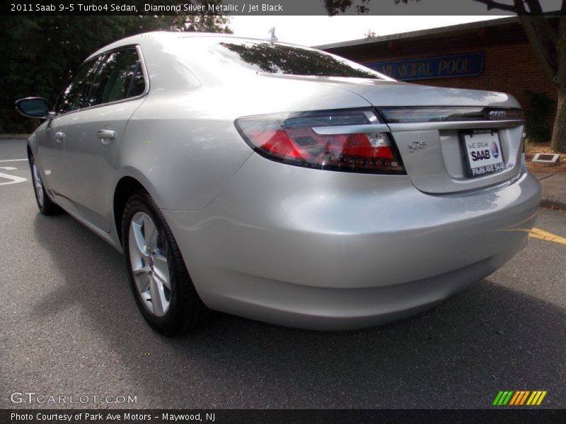 Diamond Silver Metallic / Jet Black 2011 Saab 9-5 Turbo4 Sedan