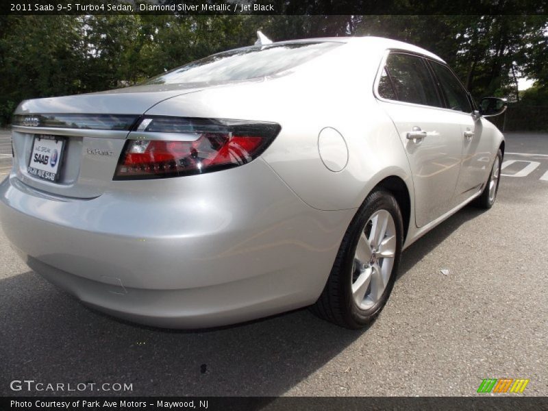 Diamond Silver Metallic / Jet Black 2011 Saab 9-5 Turbo4 Sedan