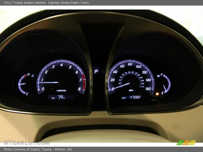 Cypress Green Pearl / Ivory 2011 Toyota Avalon Limited