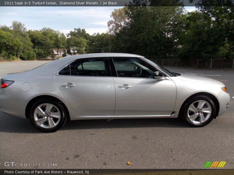 Diamond Silver Metallic / Jet Black 2011 Saab 9-5 Turbo4 Sedan