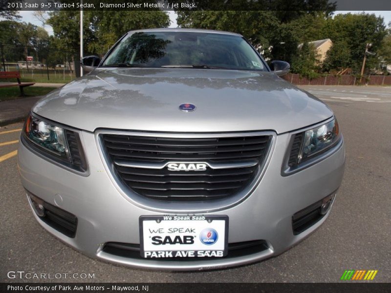 Diamond Silver Metallic / Jet Black 2011 Saab 9-5 Turbo4 Sedan