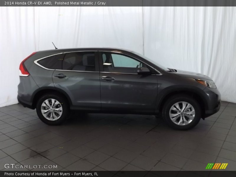 Polished Metal Metallic / Gray 2014 Honda CR-V EX AWD