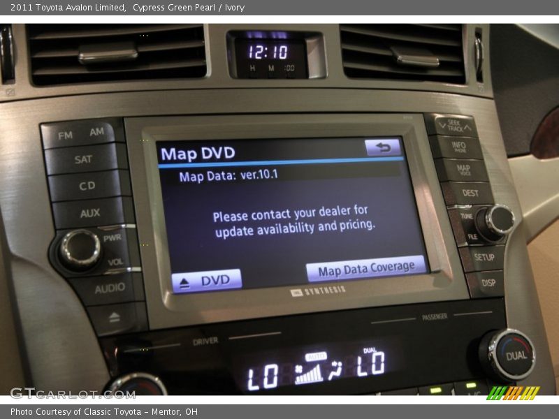Cypress Green Pearl / Ivory 2011 Toyota Avalon Limited