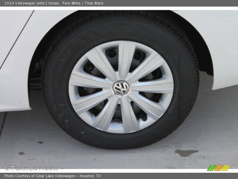 Pure White / Titan Black 2014 Volkswagen Jetta S Sedan